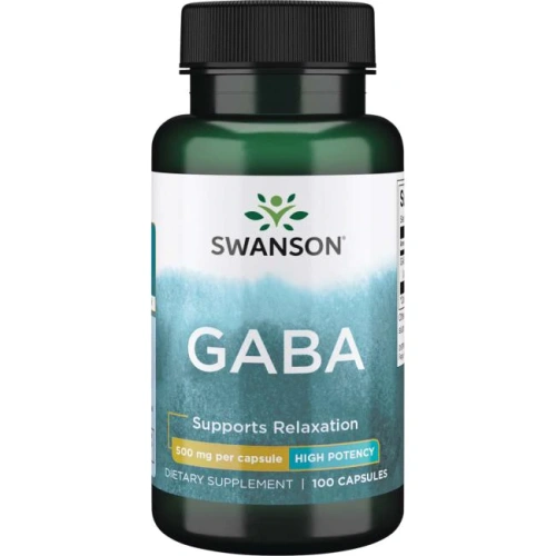 Gaba High Protency (ГАМК) 500 мг 100 капсул (Swanson) Gaba High Protency (ГАМК) 500 мг 100 капсул (Swanson)
