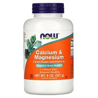Calcium/Magnesium Citrate Powder (Кальций и магний) 227 грамм (NOW)