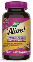 Alive! Women's 50+ Complete Multivitamin (Витамины для женщин старше 50 лет) 110 таблеток (Nature's Way) Срок до 12/25