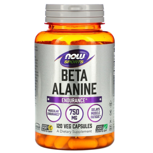 Beta Alanine 750 мг 120 капсул (NOW) Beta Alanine 750 мг 120 капсул (NOW)