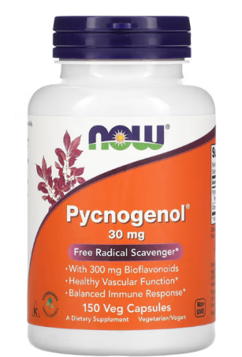 Pycnogenol (Пикногенол) 30 мг 150 вег капсул (NOW) Pycnogenol (Пикногенол) 30 мг 150 вег капсул (NOW)