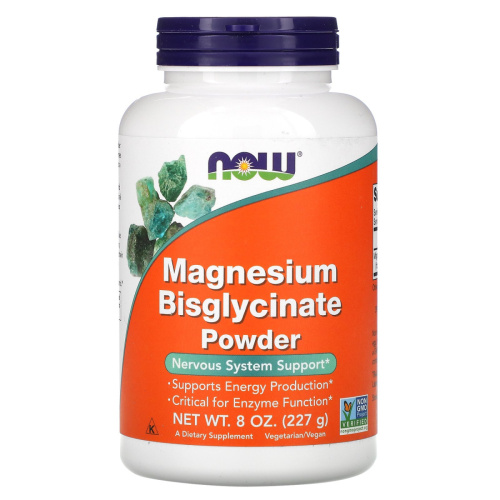 Magnesium bisglycinate powder 227 грамм (NOW) срок до 08/25