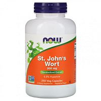 St. John's Wort (Зверобой) 300 мг 250 вег капсул (NOW)