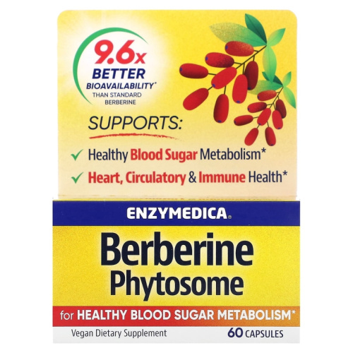 Berberine Phytosome (Бербериновые фитосомы) 60 капсул (Enzymedica) Berberine Phytosome (Бербериновые фитосомы) 60 капсул (Enzymedica)