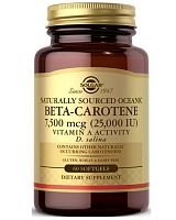 Oceanic Beta-Carotene 7500 mcg ( 25,000 IU) 90 капс (Solgar)
