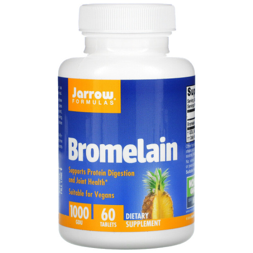 Bromelain (Бромелаин) 500 мг 60 таблеток (Jarrow Formulas)