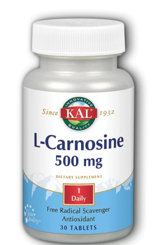 L-Carnosine (L-карнозин) 500 мг 30 таблеток (KAL)