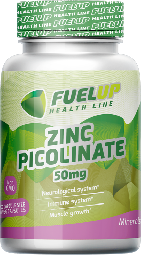 Zinc (Цинк) 50 мг 60 капсул (FuelUp) Zinc (Цинк) 50 мг 60 капсул (FuelUp)