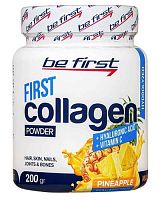 First Collagen + hyaluronic acid + vitamin C (коллаген с гиалуроновой кислотой и витамином С) 200 гр (Be First)