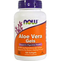 Aloe Vera 10000 мг 100 softgels (NOW)