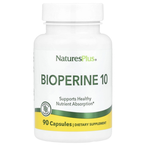 Bioperine 10 (10 мг в капсуле) 90 капсул (NaturesPlus)