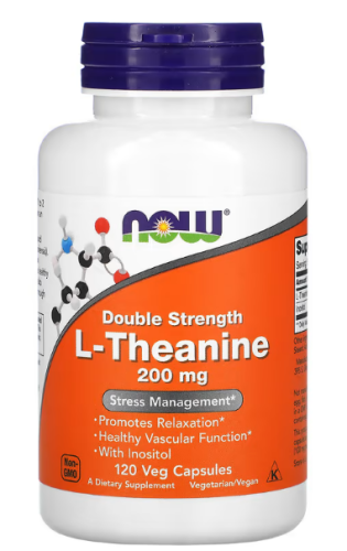 L-Theanine (L-Теанин) 200 мг 120 капсул (NOW) L-Theanine (L-Теанин) 200 мг 120 капсул (NOW)