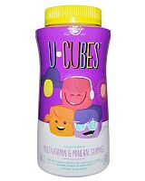 U-Cubes Мультивитамины и минералы, 60 жевательных табл (Solgar)