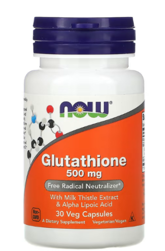 Glutathione (Глутатион) 500 мг 30 вег капсул (NOW) Glutathione (Глутатион) 500 мг 30 вег капсул (NOW)