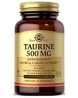 Taurine 500 mg Vegetable Caps 100 капс (Solgar)
