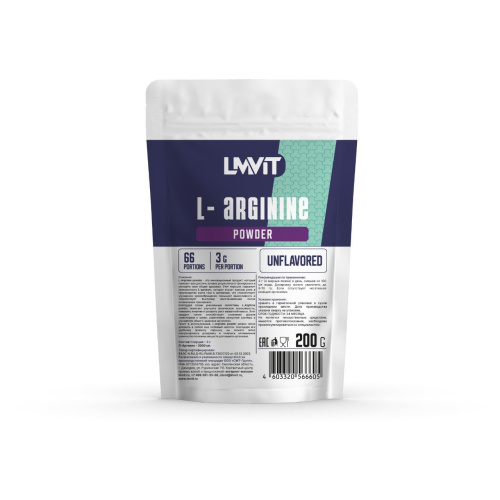 L-arginine Powder (пакет) 200 гр (LMVIT)