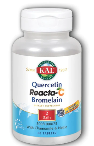 Quercetin Reacta-C Bromelain 60 таблеток (KAL) Quercetin Reacta-C Bromelain 60 таблеток (KAL)