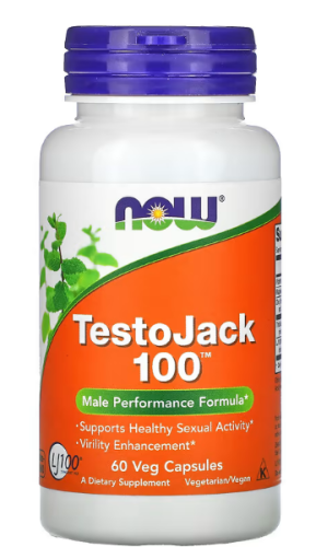 TestoJack 100 60 вег капсул (NOW)