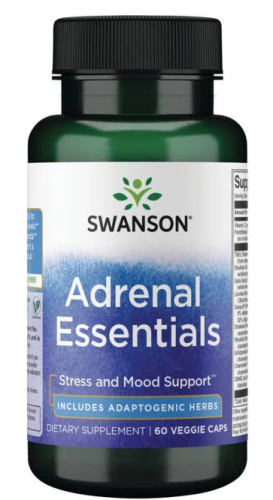 Adrenal Essentials (Основы надпочечников) 60 вег капсул (Swanson) Adrenal Essentials (Основы надпочечников) 60 вег капсул (Swanson)