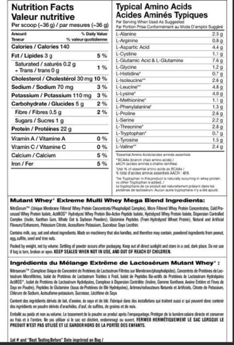 Mutant Whey 4540 гр - 10lb (Mutant) фото 2
