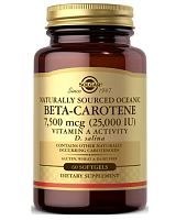 Oceanic Beta-Carotene 7500 mcg ( 25,000 IU) 60 капс (Solgar)