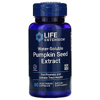 Water-Soluble Pumpkin Seed Extract (водорастворимый экстракт семян тыквы) 60 капсул (Life Extension)
