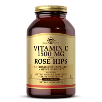 Vitamin C 1500 мг With Rose Hips (Витамин C с шиповником) 180 табл (Solgar)