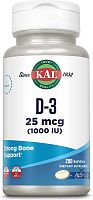 D-3 1000 МЕ ActivGels 200 гелевых капсул (KAL)