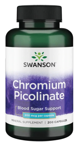 Chromium Picolinate (Пиколинат хрома) 200 мкг 200 капсул (Swanson) Chromium Picolinate (Пиколинат хрома) 200 мкг 200 капсул (Swanson)