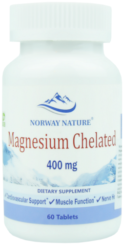 Magnesium Chelated 400 мг 60 таблеток (Norway Nature) Magnesium Chelated 400 мг 60 таблеток (Norway Nature)