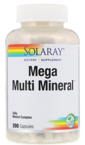Mega Multi Mineral (Мультиминералы) 200 капсул (Solaray) Mega Multi Mineral (Мультиминералы) 200 капсул (Solaray)