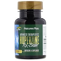 HUPERZINE RX BRAIN 30 таблеток (NaturesPlus) срок годности 03/2026