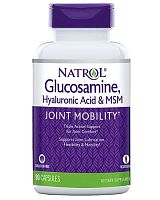 Hyaluronic Acid MSM Glucosamine 90 капс (Natrol)