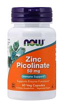 Zinc Picolinate (Цинк) 50 мг 60 капсул (NOW)