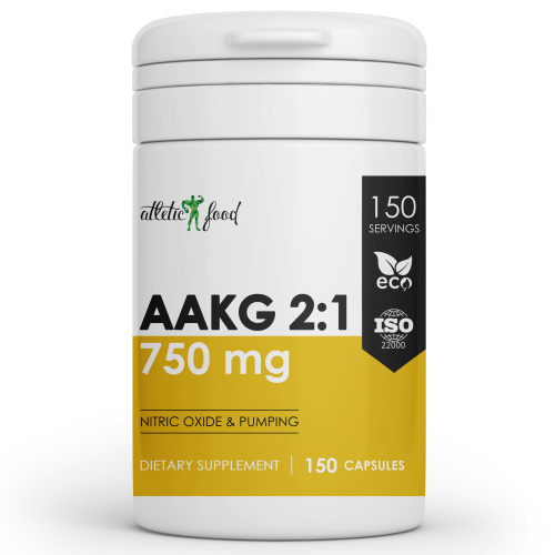 AAKG 750 мг 150 капсул (Atletic Food) AAKG 750 мг 150 капсул (Atletic Food)