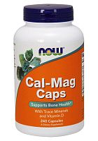 Cal-Mag Caps 240 капсул (NOW)