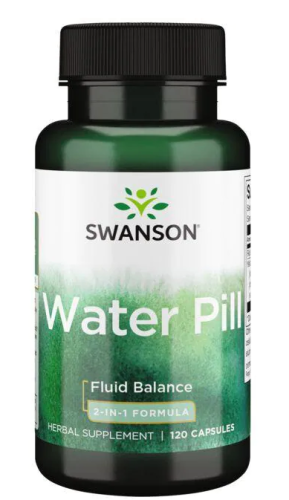 Water Pill (Способствует балансу жидкости) 20 мг 120 капсул (Swanson) СРОК ГОДНОСТИ 10/2024