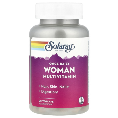 Once Daily Woman Multivitamin 90 капсул (Solaray)