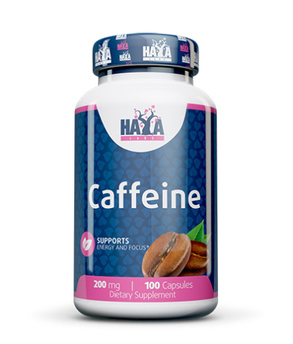Caffeine (Кофеин) 200 мг 100 капсул (Haya Labs)