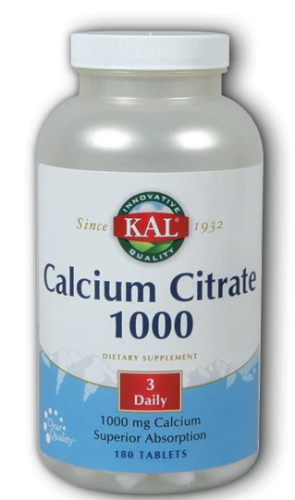 Calcium Citrate (Цитрат кальция) 180 таблеток (KAL) Calcium Citrate (Цитрат кальция) 180 таблеток (KAL)