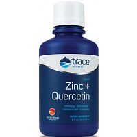 Liquid Zinc + Quercetin (цинк, кверцетин) 475 мл (Trace Minerals) СРОК ГОДНОСТИ 12/2024