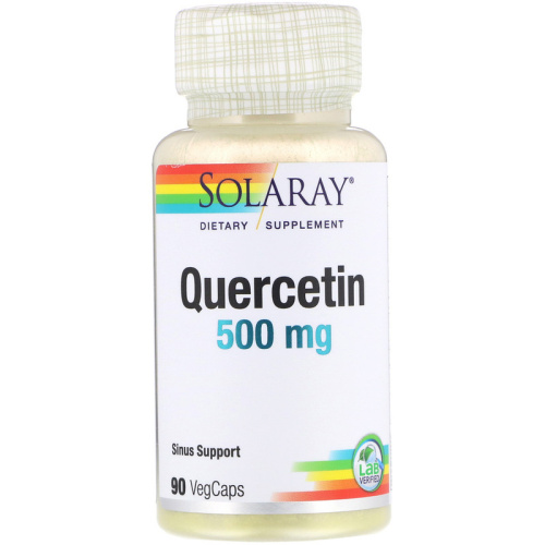Quercetin (Кверцетин) 500 мг 90 капсул (Solaray) Quercetin (Кверцетин) 500 мг 90 капсул (Solaray)