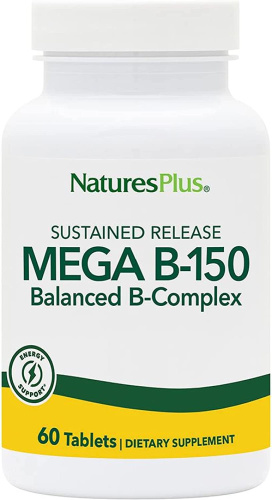 Mega B-150 Complex Sustained Release 60 таблеток (NaturesPlus)