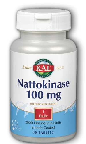 Nattokinase (Наттокиназа) 100 мг 30 таблеток (KAL) Nattokinase (Наттокиназа) 100 мг 30 таблеток (KAL)
