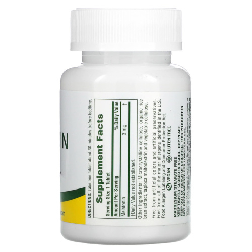 Melatonin (Мелатонин быстрого действия) 3 мг 90 таблеток (NaturesPlus) фото 2 Melatonin (Мелатонин быстрого действия) 3 мг 90 таблеток (NaturesPlus) фото 2