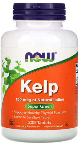 Kelp (Келп) 150 мкг 200 табл (NOW) Kelp (Келп) 150 мкг 200 табл (NOW)