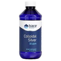 Colloidal Silver 30 PPM (Коллоидное серебро 30 частей на миллион) 237 мл (Trace Minerals)