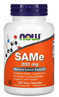 SAMe Disulfate Tosylate (дисульфат тозилат) 200 мг 120 вег капсул (NOW) СРОК ГОДНОСТИ 09/2024