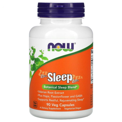 Sleep (Растительный снотворный сбор) 90 капсул (NOW) Sleep (Растительный снотворный сбор) 90 капсул (NOW)