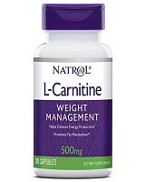 L-Carnitine 500 мг 30 капс (Natrol)